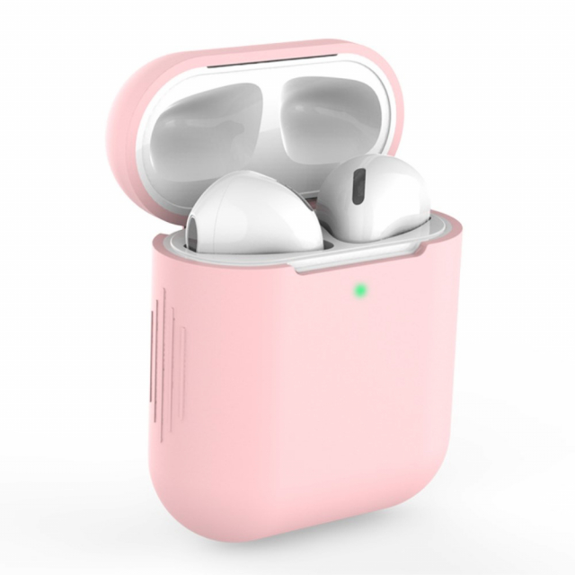 Siliconen beschermhoes voor Apple Airpods, Roze