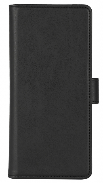 Essentials Motorola Moto G35 PU wallet, detachable, 3 cards, black