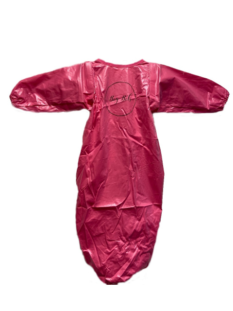 Practical Slabbetje met lange mouwen, Roze