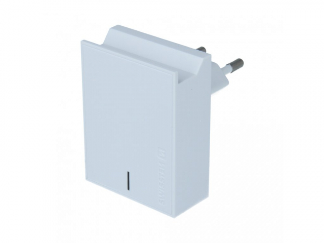 Swissten Voedingsadapter compatibel met Samsung Quick Charge 25W USB-C, Wit