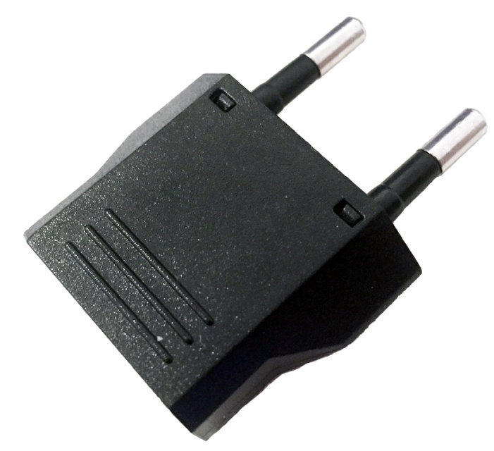 Reisadapter, VS naar Zweden, Zwart