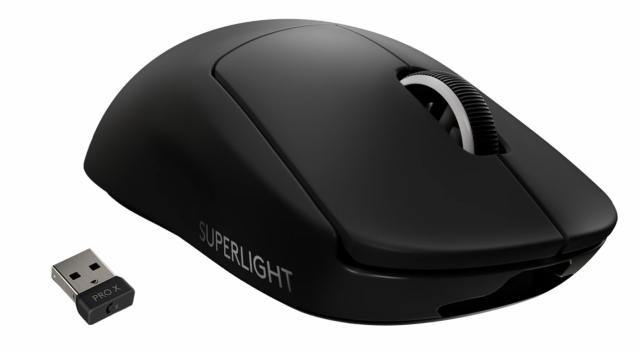 Logitech PRO X SUPERLIGHT Draadloze Gaming Muis, Zwart