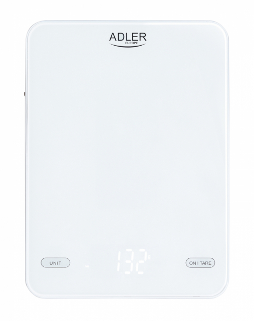 Adler AD 3177w Keukenweegschaal 10kg, USB opladen, Wit