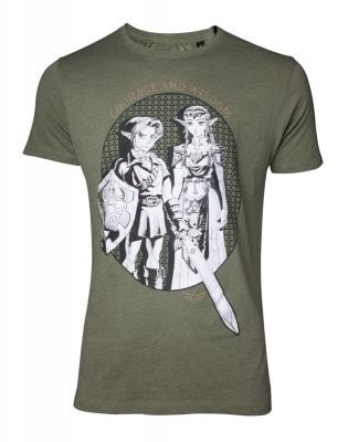 T-shirt Legends of Zelda - Link & Prinses Zelda, XL