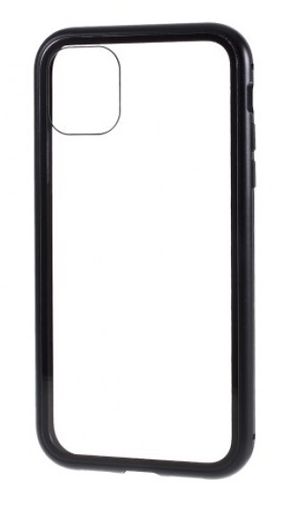 Mobielhoesje voor iPhone 11 Pro, Zwart/Transparant