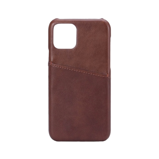 ONSALA Mobile Cover Brown with Cardpocket iPhone 11 PRO