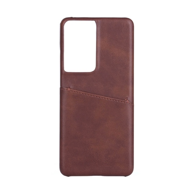 ONSALA Mobile Cover Brown with Cardpocket Samsung  S21 Ultra /S30 Ultra  5G