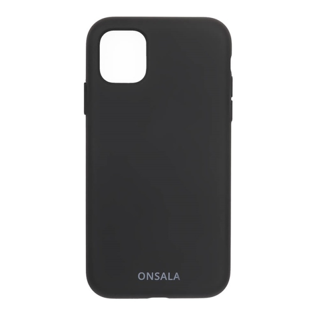 ONSALA Mobile Cover Silicone Black iPhone 11 Pro