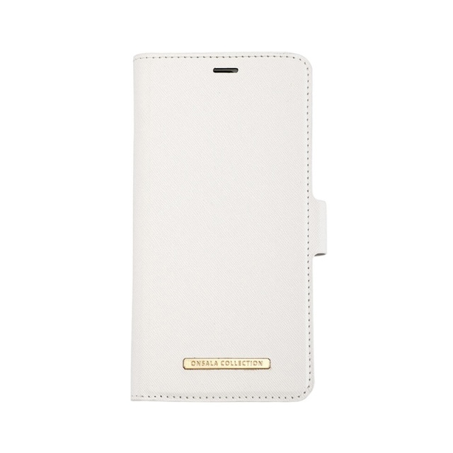 ONSALA COLLECTION Mobile Wallet Saffiano White iPhone 11 PRO MAX