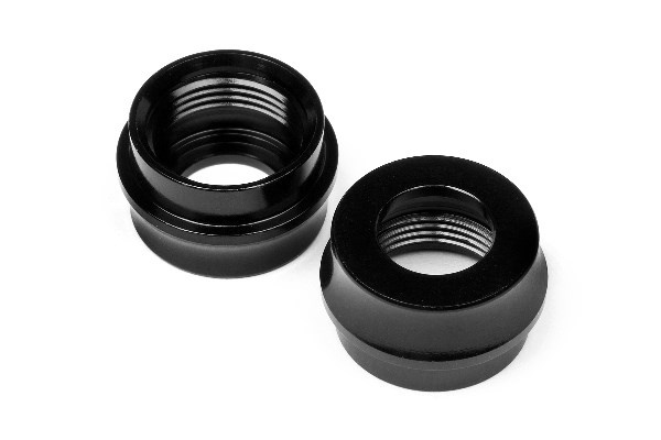 Big Bore Shock Bottom Cap _Black/2Pcs_