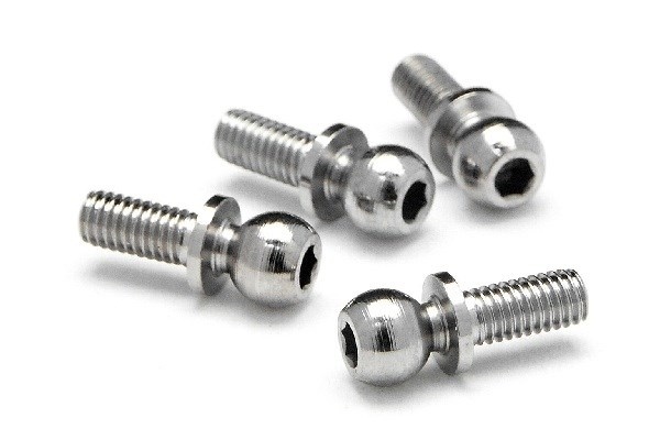 Ball 4.7X6.5Mm (4-40/Hex Socket/Silver/4Pcs)