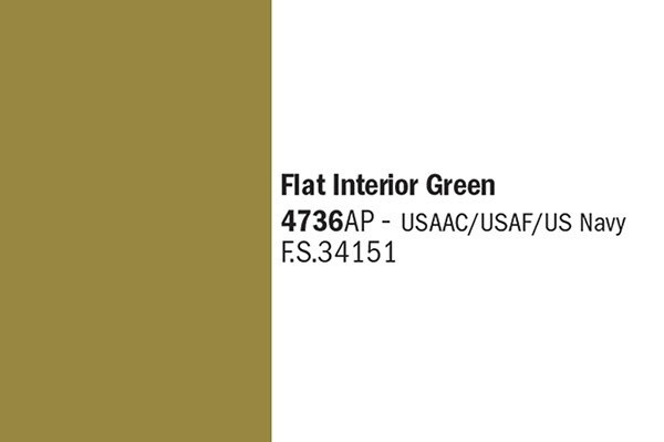 Italeri Flat Interior Groen, 20ml