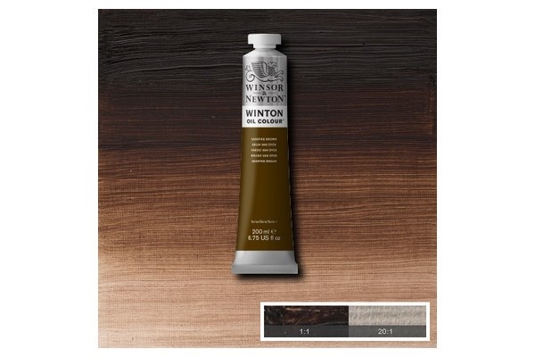 Winton Oil Col 200Ml (41) Vandyke Brown 676