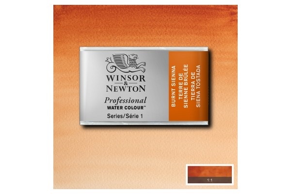 Prof Water Colour Pan/W Burnt Sienna 074