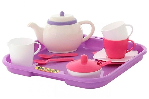 Teservis för 2 personer, 13 delar