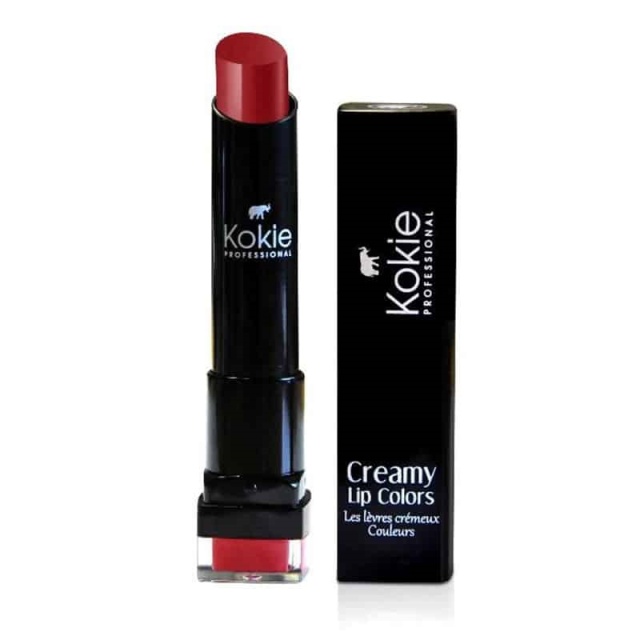Kokie Creamy Lip Color Lipstick - Kokie Red