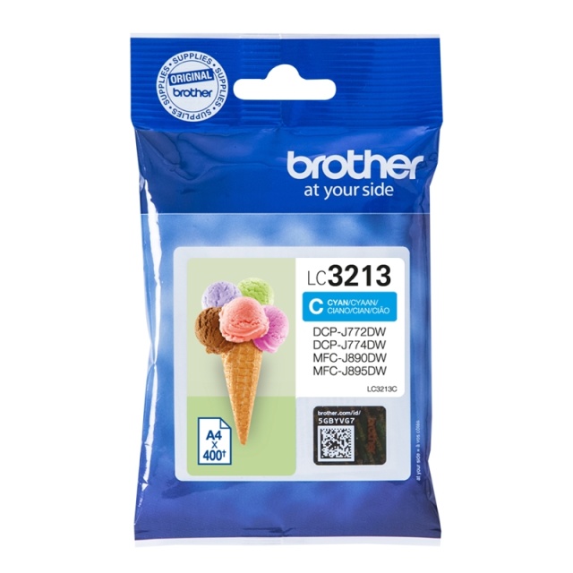 Brother LC-3213C bläckpatroner Original Hög (XL) avkastning Cyan