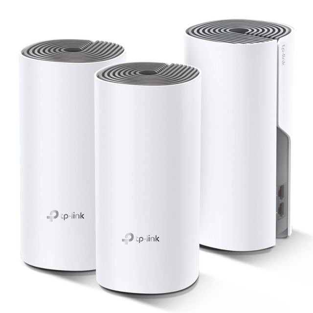 TP-LINK Deco E4 (3-pack) Dual-band (2,4 GHz / 5 GHz) Wi-Fi 5 (802.11ac) Wit, Grijs