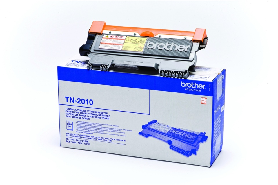Brother TN-2010 Tonerkassett 1 styck Original Svart