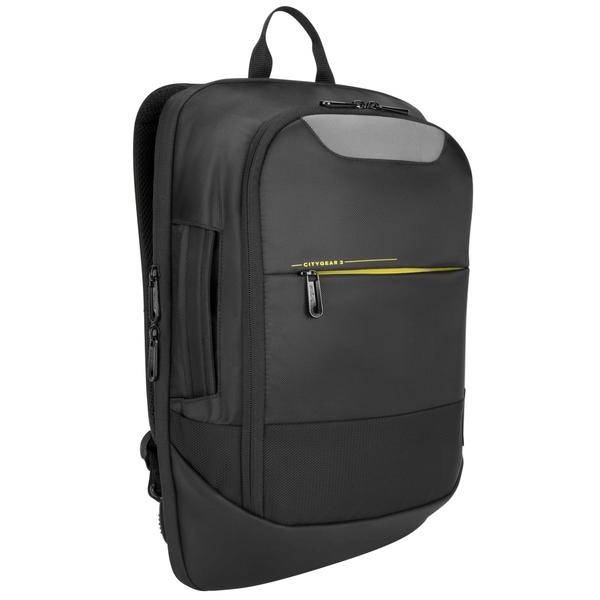 Targus CityGear väskor bärbara datorer 39,6 cm (15.6") Ryggsäck Svart