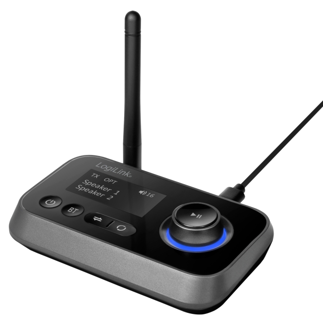 LogiLink Bluetooth 5.0 2-in-1 audiozender/ontvanger