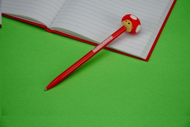 Inktpen met paddenstoel