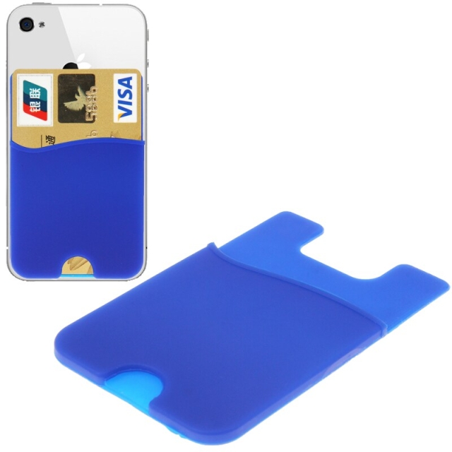 Smart Wallet Silicone Kaarthouder - Universeel Blauw