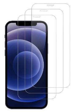 3-pack Screenprotectors voor iPhone 12/12 Pro in 20D gehard glas
