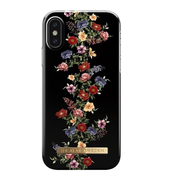 iDeal of Sweden hoesje IPhone XS Max - donker gebloemd