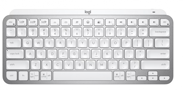 Logitech MX Keys Mini, Lichtgrijs