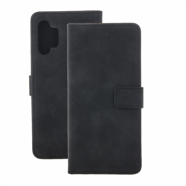 Smart Velvet hoesje voor iPhone 16 Pro Max, zwart