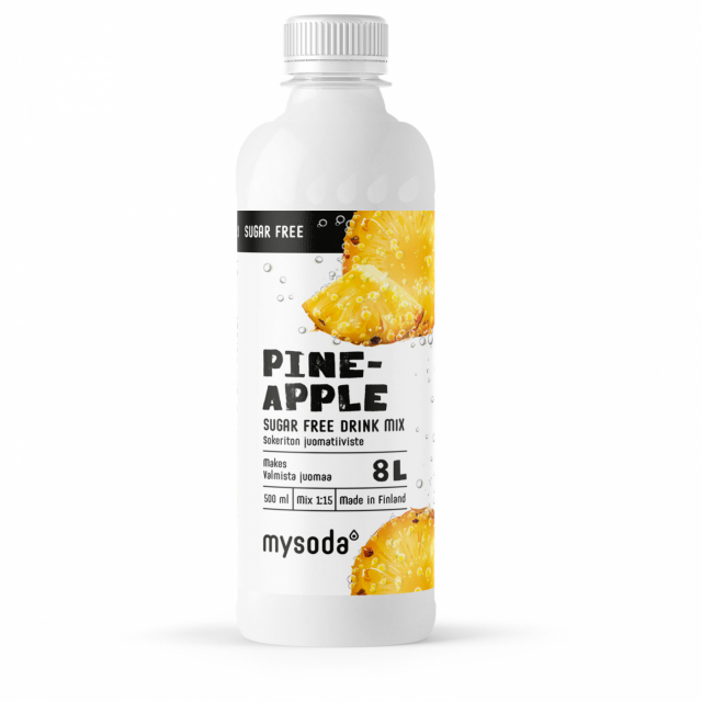Mysoda Ananas Suikervrij 500ml - Voor 8L drank