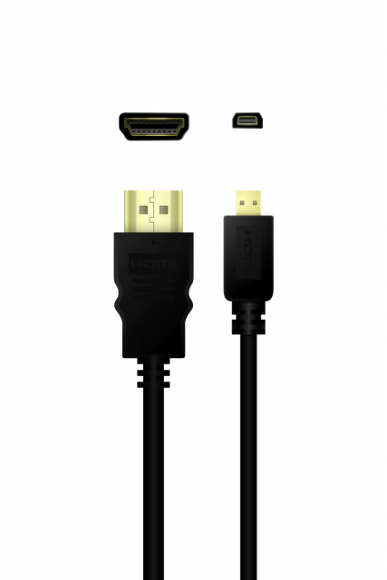QNECT Hoge snelheid HDMI kabel met Ethernet A - D, 2m