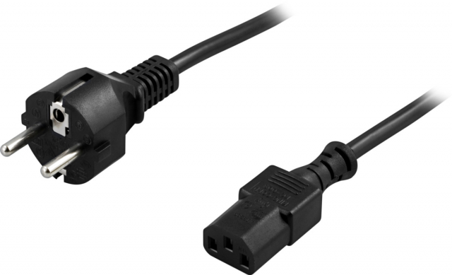 QNECT Apparaatkabel Schuko, 2m