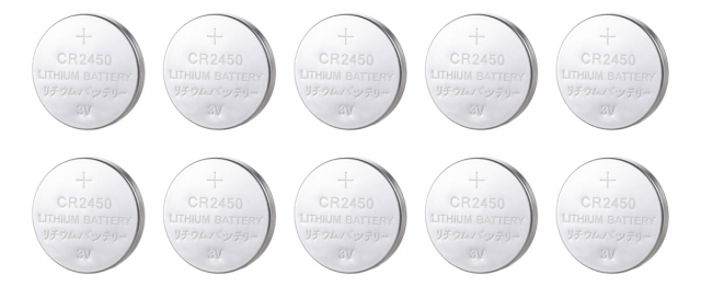 DELTACO Ultimate Lithium-batteri, 3V, CR2450 knappcell, 10-pack