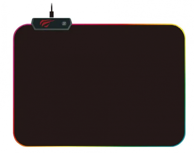 Havit MP903 RGB gaming muismat, anti-slip - Zwart