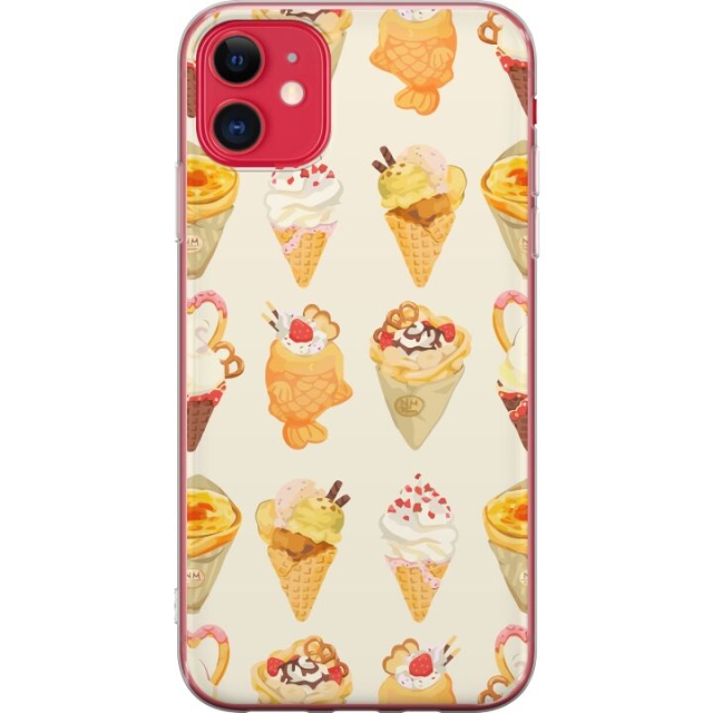 Mobiele hoes voor Apple iPhone 11 met Glasachtig ontwerp