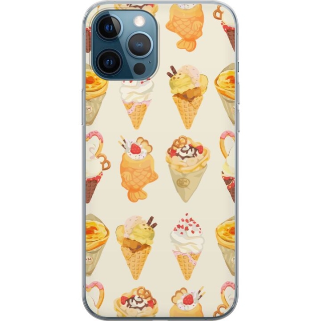 Mobiele hoes voor Apple iPhone 12 Pro met Glasachtig ontwerp