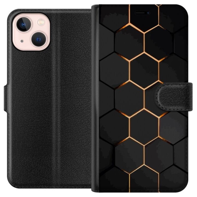 Portemonnee-hoesje voor Apple iPhone 13 mini met Luxe Patroon ontwerp