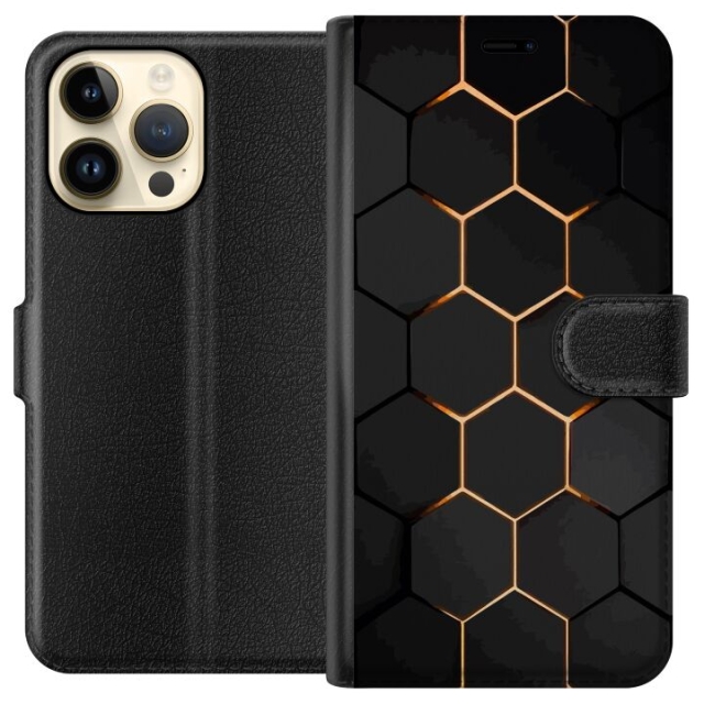 Portemonnee-hoesje voor Apple iPhone 14 Pro Max met Luxe Patroon ontwerp