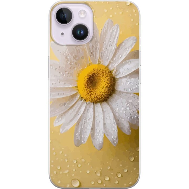 Mobiele hoes voor Apple iPhone 15 Plus met Porseleinbloem ontwerp