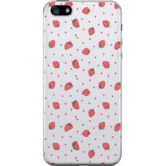 Mobiele hoes voor Apple iPhone 5 met Aardbeien ontwerp