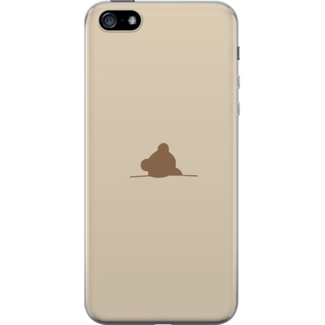 Mobiele hoes voor Apple iPhone 5 met Nalle ontwerp