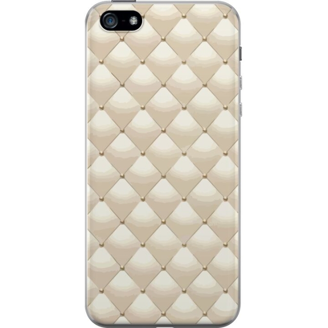 Mobiele hoes voor Apple iPhone 5 met Goudglans ontwerp
