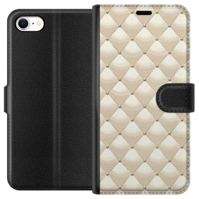 Portemonnee-hoesje voor Apple iPhone 6 met Goudglans ontwerp