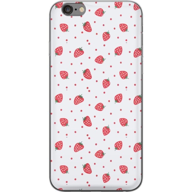 Mobiele hoes voor Apple iPhone 6 Plus met Aardbeien ontwerp