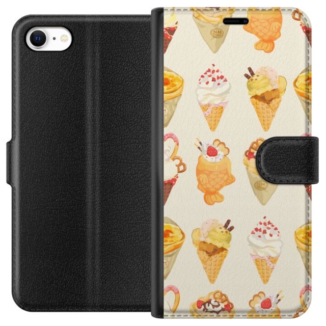 Portemonnee-hoesje voor Apple iPhone 6s met Glasachtig ontwerp