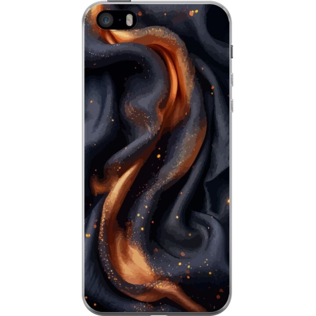 Mobiele hoes voor Apple iPhone SE (2016) met Vurig zijde ontwerp