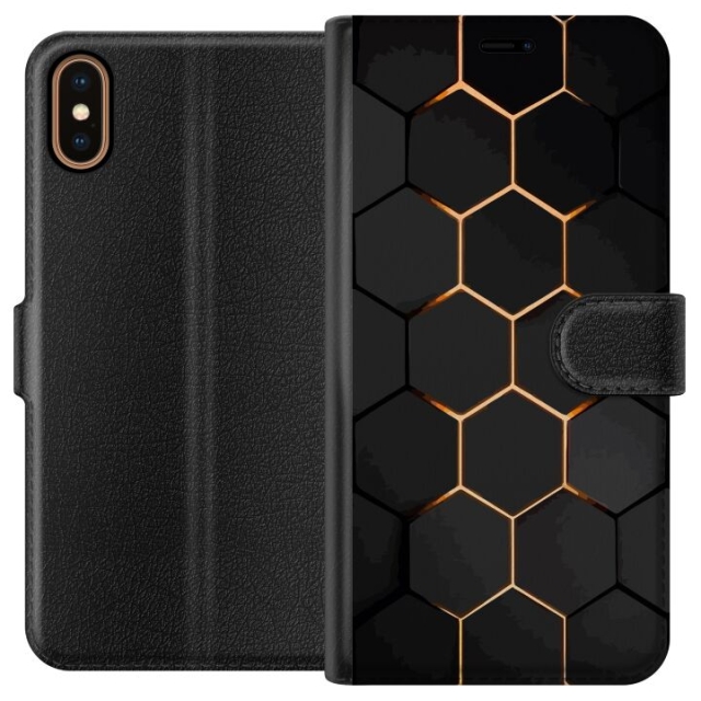 Portemonnee-hoesje voor Apple iPhone X met Luxe Patroon ontwerp