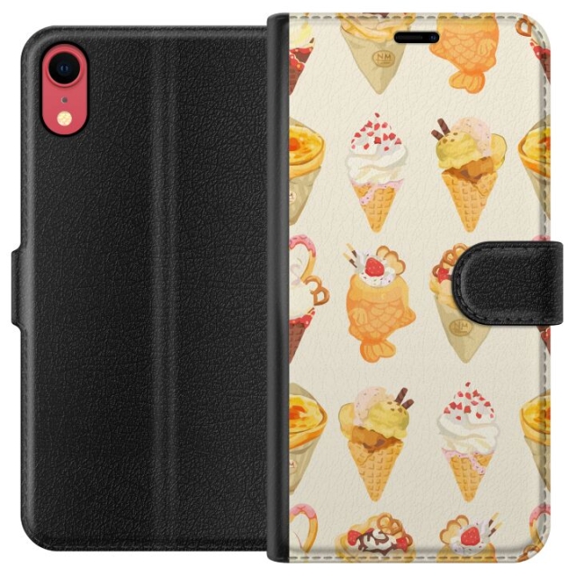 Portemonnee-hoesje voor Apple iPhone XR met Glasachtig ontwerp
